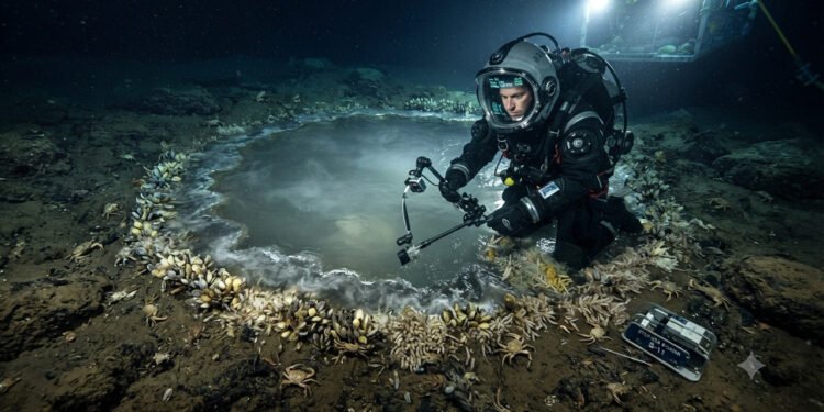 Cientistas estudam o ambiente extremo onde poucos organismos conseguem sobreviver