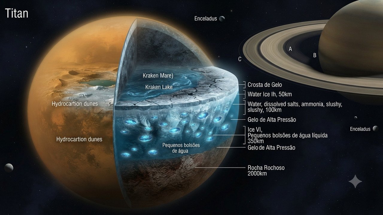 Titã lua de Saturno