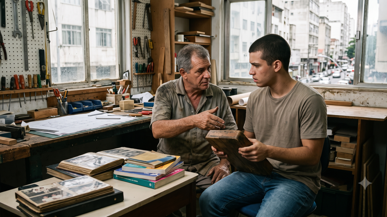 A psicologia afirma que pessoas nascidas nas décadas de 1950 e 1960 não cobravam tanto disciplina por dureza, mas porque aprenderam cedo que errar podia custar sustento