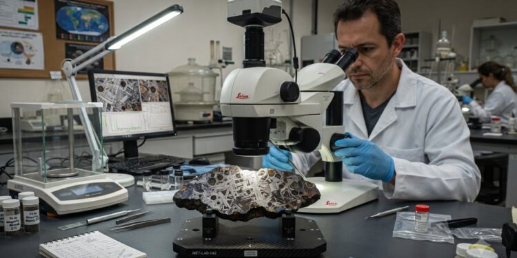 Estudo sobre o meteorito raro apresenta características que desafiam materiais espaciais conhecidos