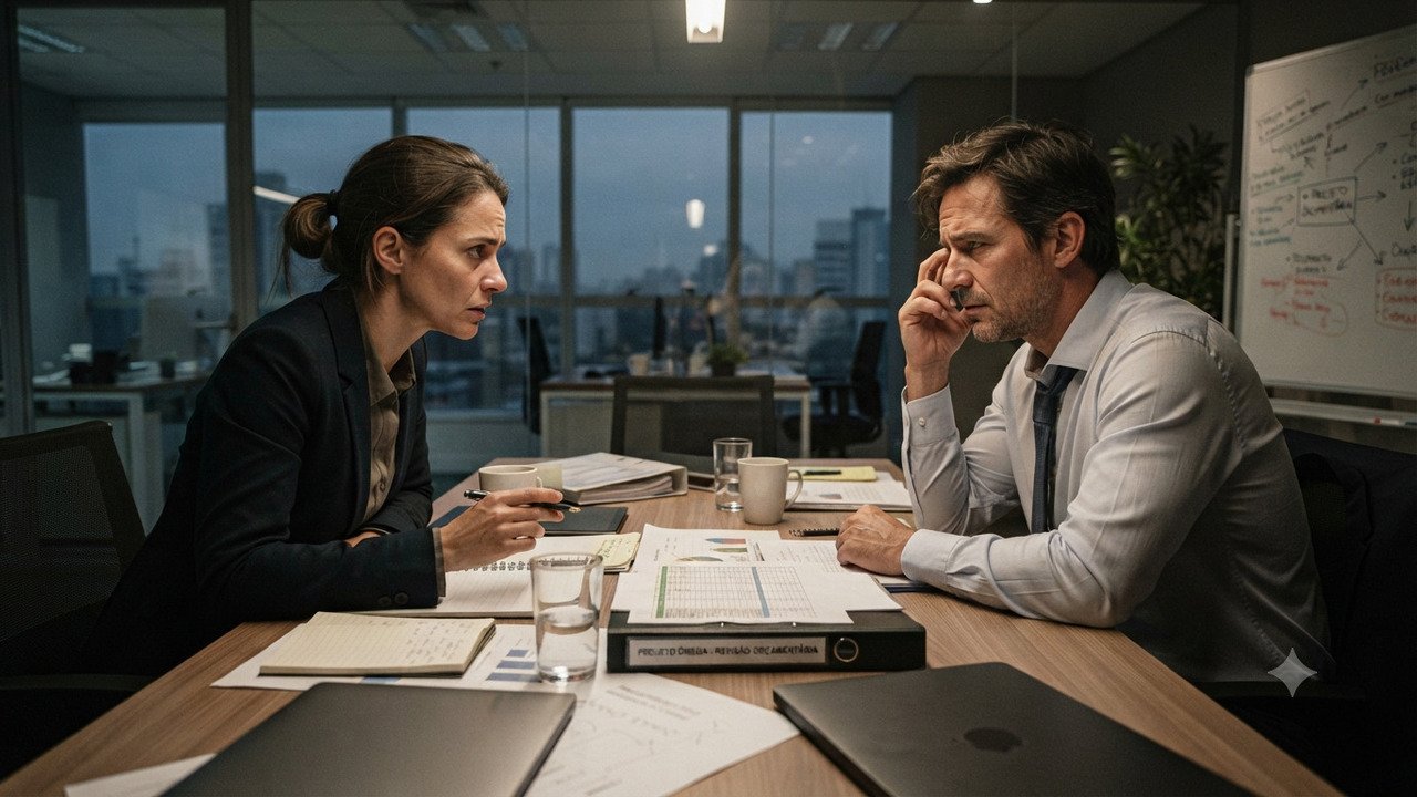 discussões no trabalho