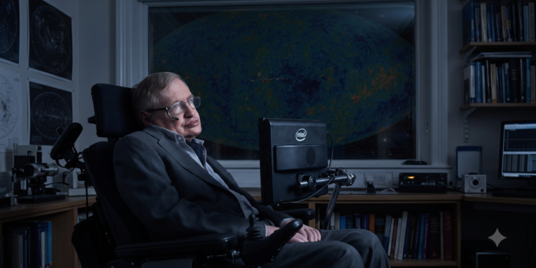 Reflexão de Stephen Hawking: “Pessoas calmas e silenciosas são as que têm as mentes mais fortes.”