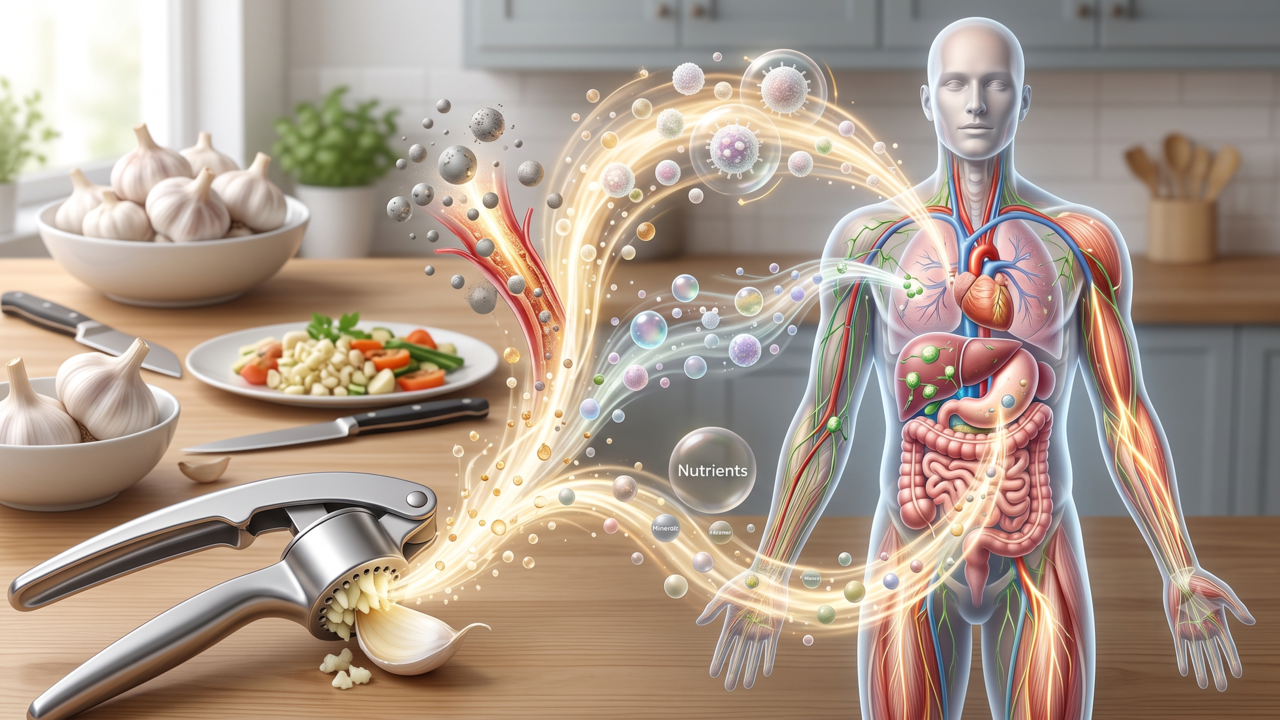 O que o consumo de alho faz no fígado e na saúde cardiovascular?