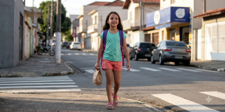 Pesquisas sobre independência infantil, ir a pé até lugares próximos, resolver pequenos conflitos sozinho e fazer tarefas sem ajuda sugerem que essa liberdade fortalece a confiança da criança no dia a dia
