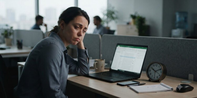 Foco dos colaboradores cai durante a tarde de trabalho e revela um padrão observado em pesquisas