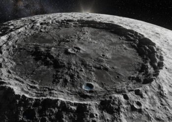 Os astronômos mostram a maior cratera do Sistema Solar e que fica escondida no lado oculto da Lua