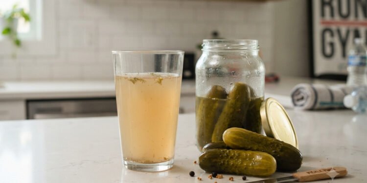 O suco de picles desperta interesse pelo efeito nas cãibras, mas não substitui a hidratação, segundo nutricionistas