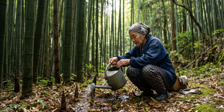 Provérbio japonês do dia: “Quem rega o bambu, mesmo sem ver os primeiros brotos, aprende o valor da constância antes de admirar sua altura”