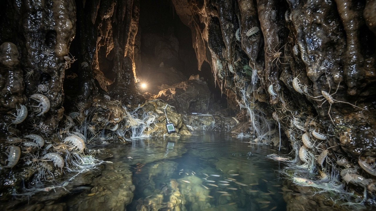 vida em cavernas profundas