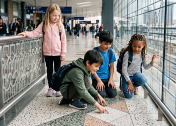 Um estudo diz que os meninos e meninas que ficavam procurando padrões nas janelas, pisos ou grades para passar o tempo desenvolveram uma habilidade-chave