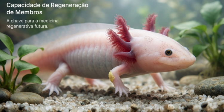 A capacidade do axolote de regenerar órgãos impressiona os cientistas