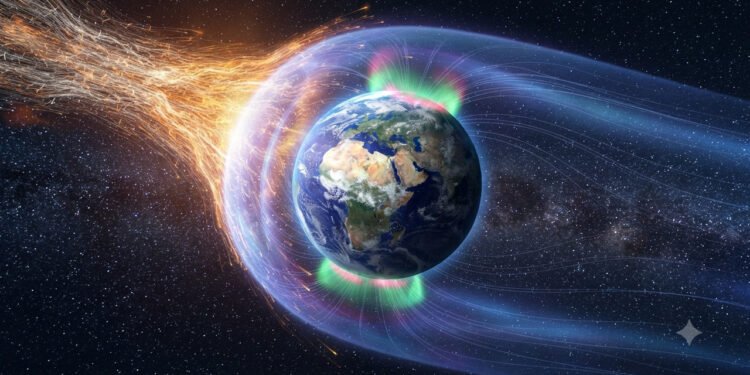 A proteção invisível da Terra evita que tempestades solares causem mais danos