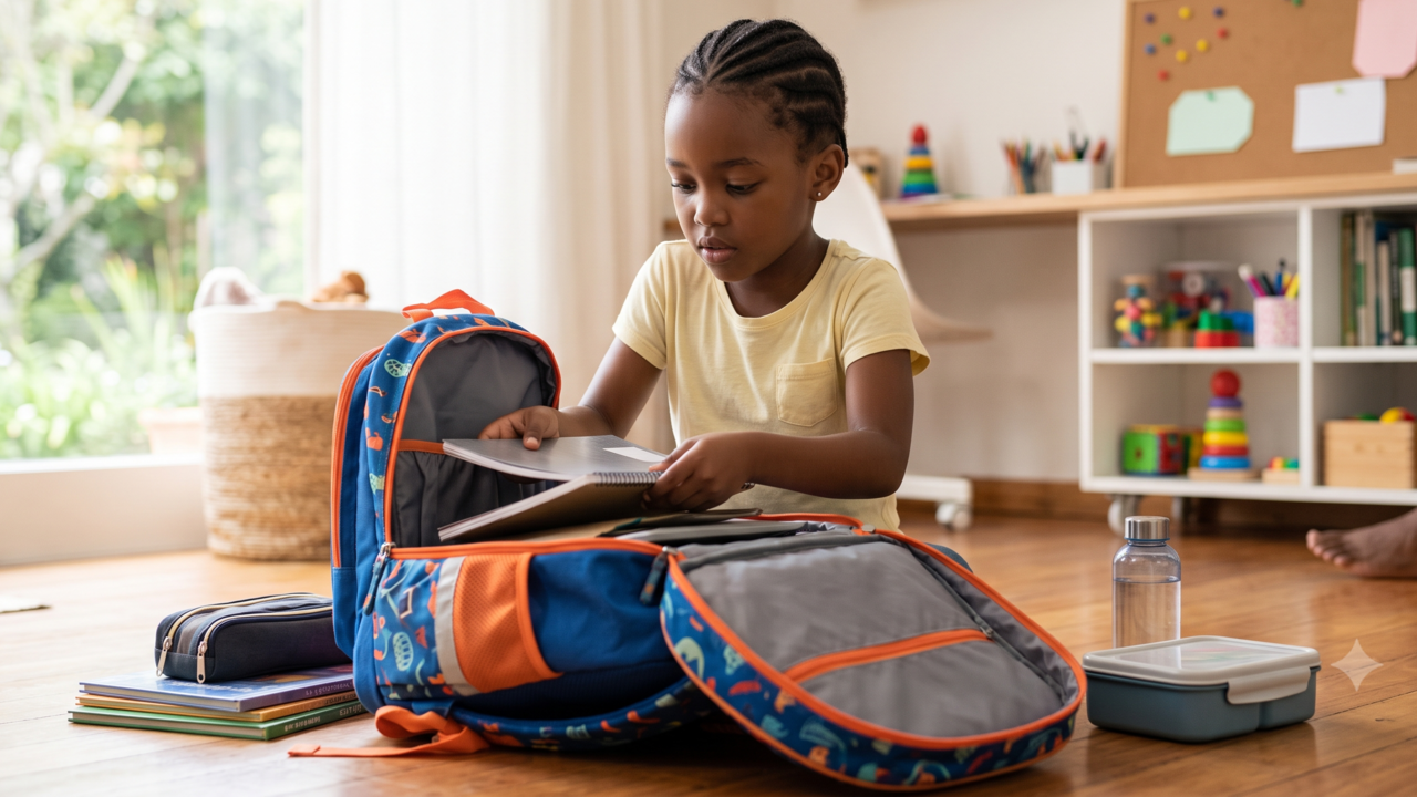 Pesquisas sugerem que crianças que organizavam a própria mochila todos os dias estavam desenvolvendo o que psicólogos hoje chamam de função executiva