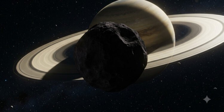 A Lua que desafia a física: o objeto espacial que é mais escuro que carvão