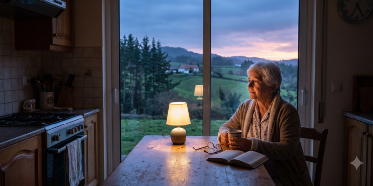A pessoa mais velha que apaga cedo e desperta antes do sol muitas vezes não está dormindo mal, o relógio do corpo dela só pode ter mudado de horário