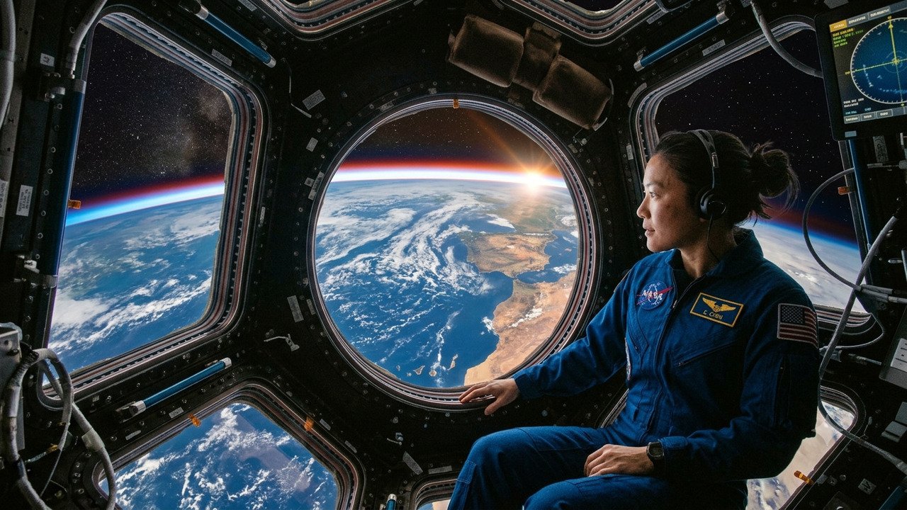 Terra vista do espaço