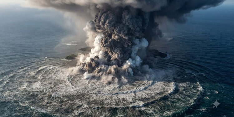 O vulcão Hunga Tonga provoca uma explosão que surpreende os cientistas