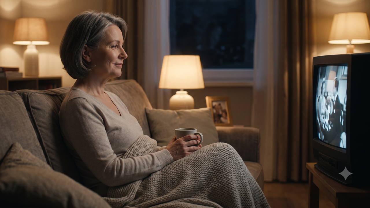 Os adultos que revêem os mesmos filmes antigos todos os invernos não estão evitando os novos, estão retornando a uma fase da vida em que o mundo parecia menor, os riscos eram mais leves e as pessoas no sofá ao lado ainda estavam lá