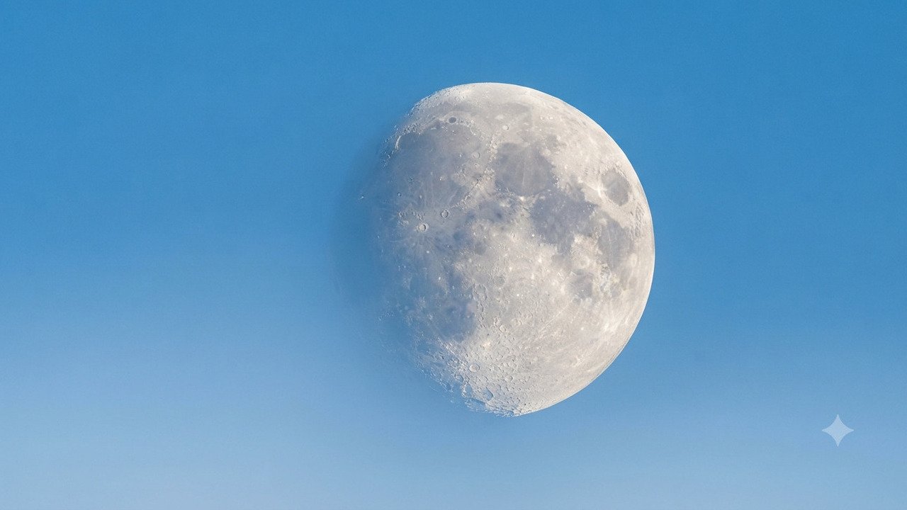 Sol e Lua no céu ao mesmo tempo