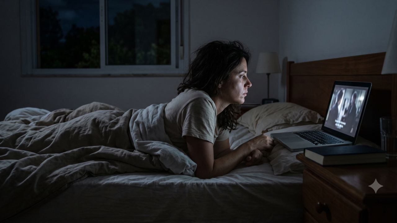 A psicologia afirma que dormir com a televisão ligada nem sempre tem a ver com entretenimento ou hábito; às vezes, o silêncio absoluto é desconfortável e difícil de tolerar