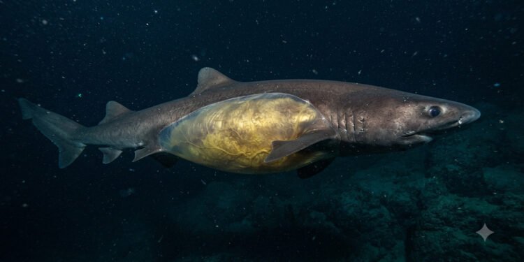 Estudo revela como o fígado do tubarão de águas profundas garante equilíbrio com uma adaptação surpreendente