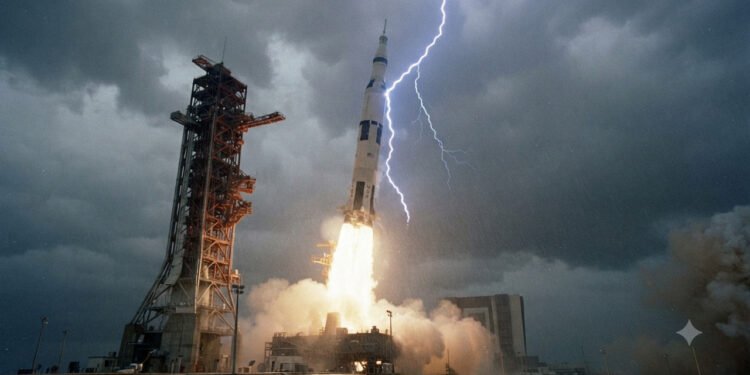 Um detalhe técnico impediu que o lançamento da Apollo 12 terminasse em desastre