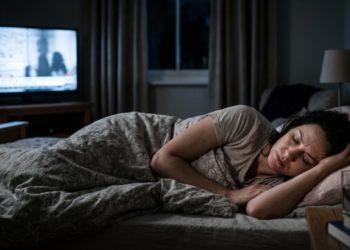 A psicologia afirma que dormir com a televisão ligada nem sempre tem a ver com entretenimento ou hábito; às vezes, o silêncio absoluto é desconfortável e difícil de tolerar