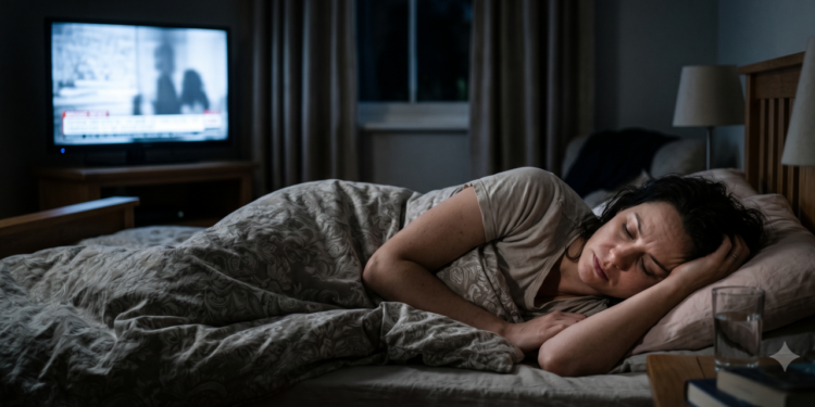 A psicologia afirma que dormir com a televisão ligada nem sempre tem a ver com entretenimento ou hábito; às vezes, o silêncio absoluto é desconfortável e difícil de tolerar