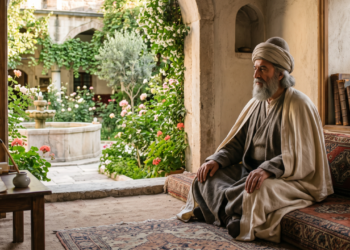 Rumi, poeta persa: “Não corra atrás de tudo ao mesmo tempo. Há coisas que só florescem quando o coração aprende a esperar.”