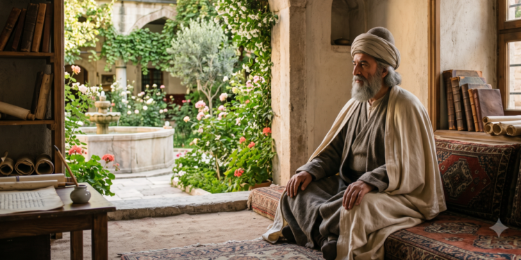 Rumi, poeta persa: “Não corra atrás de tudo ao mesmo tempo. Há coisas que só florescem quando o coração aprende a esperar.”