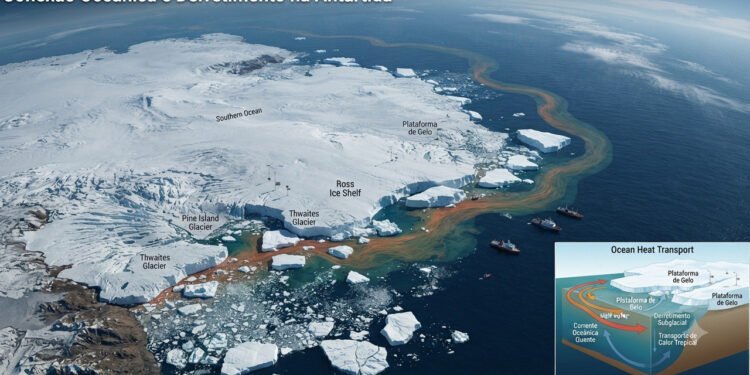 Cientistas explicam que a maior ameaça ao gelo antártico pode vir de milhares de quilômetros