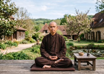 Frase do dia do monge budista Thich Nhat Hanh: “Sentimentos vêm e vão como nuvens em um céu ventoso”