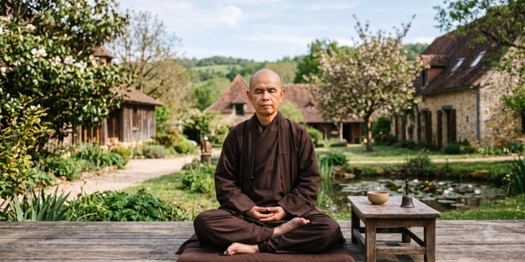 Frase do dia do monge budista Thich Nhat Hanh: “Sentimentos vêm e vão como nuvens em um céu ventoso”