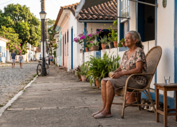 Segundo a psicologia, pessoas mais velhas que gostam de sentar na calçada ou na varanda não estão apenas passando o tempo, mas fortalecendo o sentimento de pertencimento ao lugar onde vivem
