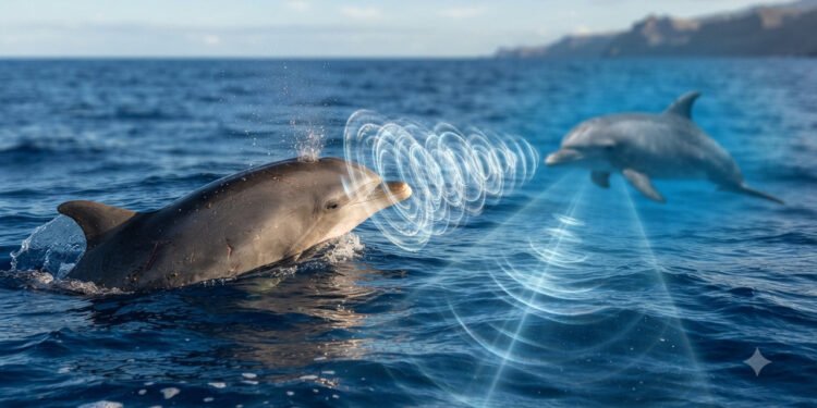 Especialistas explicam que os golfinhos criam assobios exclusivos que funcionam como nomes dentro do grupo