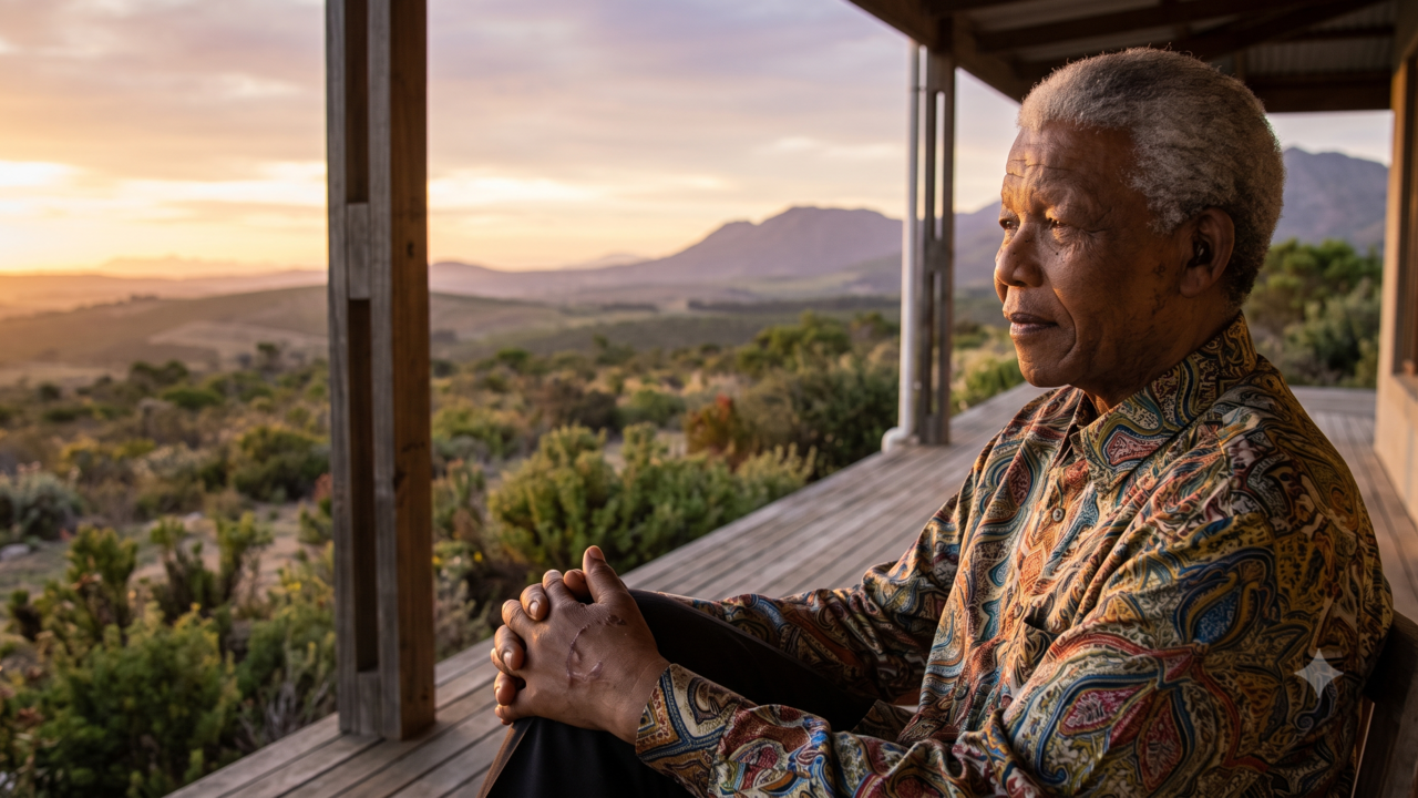 Citação de Nelson Mandela, ex-presidente da África do Sul: “A maior glória de viver não está em nunca cair, mas em nos levantarmos sempre que caímos.” A mensagem que revela por que a verdadeira força aparece depois dos momentos mais difíceis