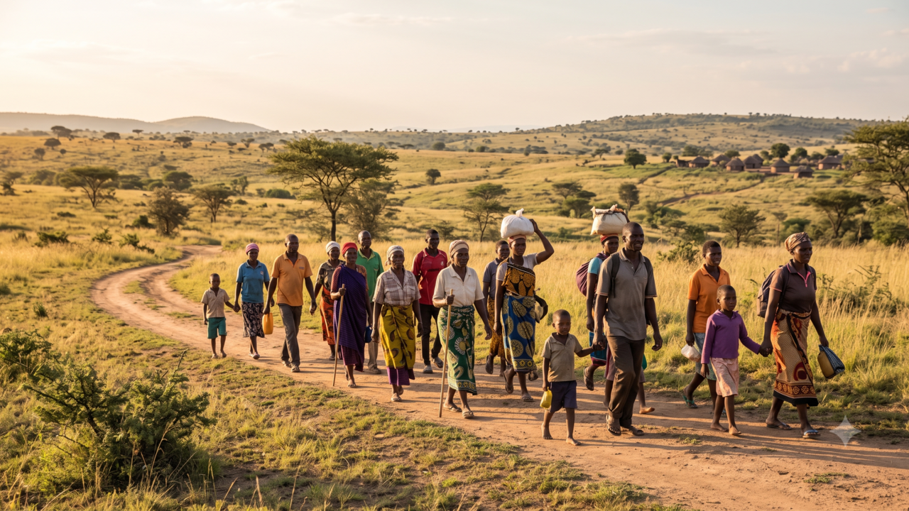 Provérbio africano do dia: “Quem caminha devagar com o grupo aprende o valor da união antes de alcançar o destino”