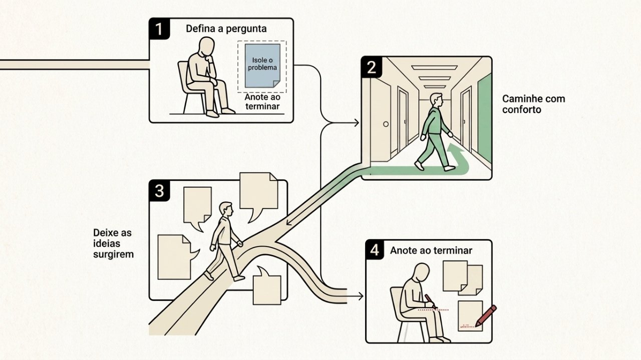 Como caminhar pode favorecer novas ideias