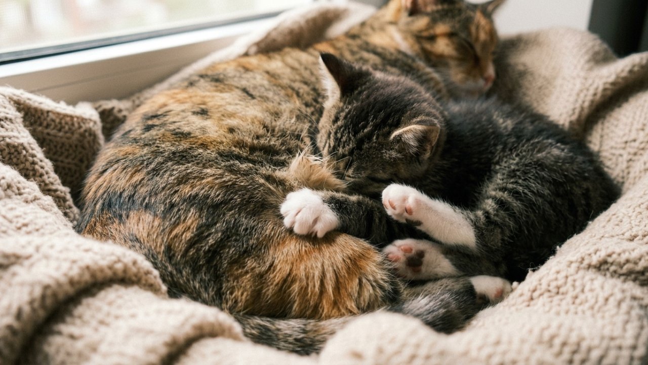 Por que gatos amassam cobertores e pessoas