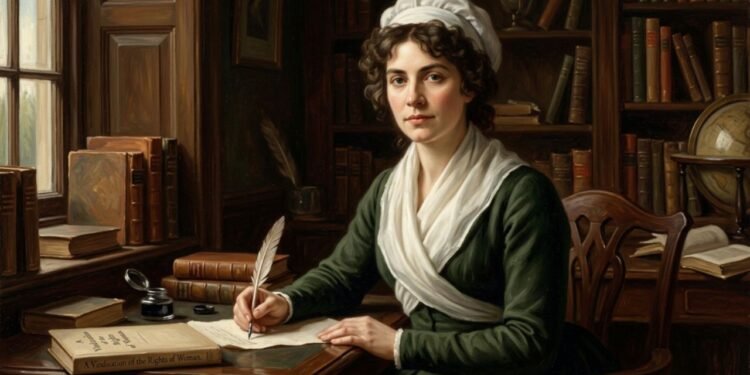 A escritora decidiu colocar toda a sua indignação no papel e publicou a obra Reivindicação dos Direitos da Mulher no ano de 1792