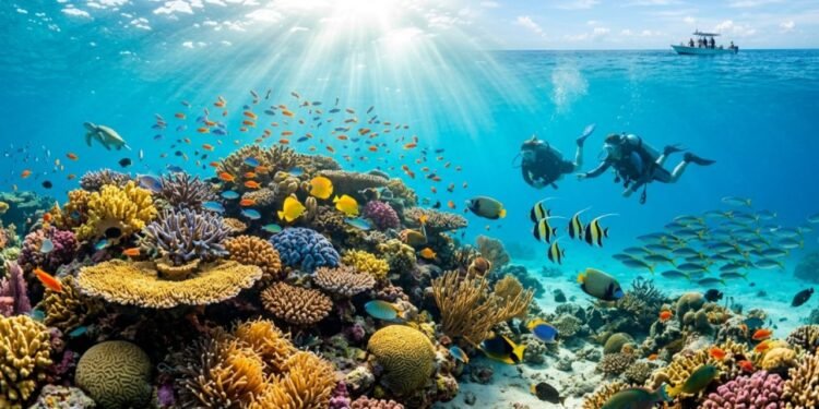 Uma equipe internacional de cientistas mapeou uma área colossal de 64 mil milhas quadradas cheia de ecossistemas saudáveis sob o mar.