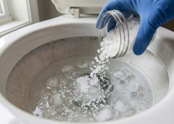 Jogar sal e gelo no vaso sanitário: para que serve e como fazer corretamente