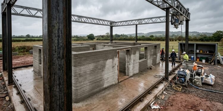 Como a impressão 3D ergue paredes de concreto no Brasil