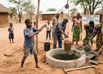 Aos 6 anos, menino descobriu que crianças caminhavam quilômetros por água suja, juntou moedas em casa e transformou uma ideia simples em um poço na África