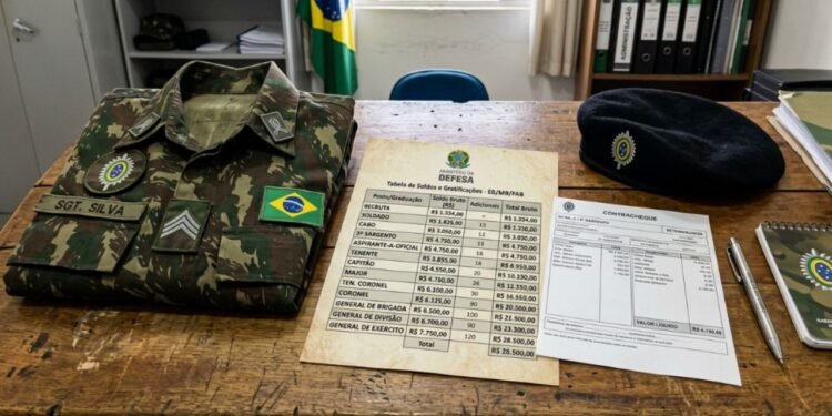 Comparar soldos é olhar só metade do quadro. A carreira militar embute estabilidade, plano de saúde, sistema próprio de proteção social e a possibilidade de passar à reserva com remuneração, benefícios que um número isolado no contracheque não traduz.