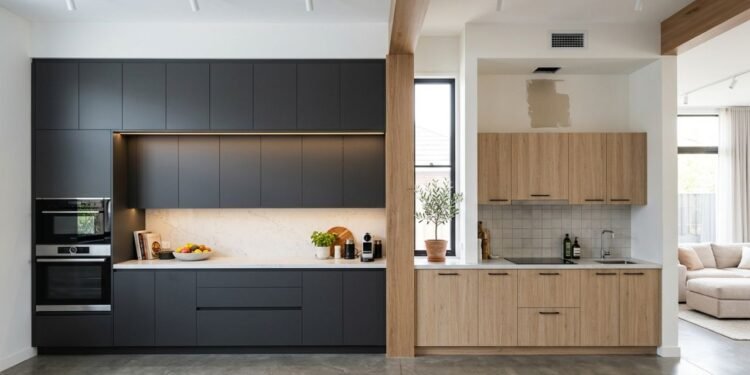Os modelos modulados são fabricados em larguras, alturas e profundidades predefinidas pelas indústrias moveleiras