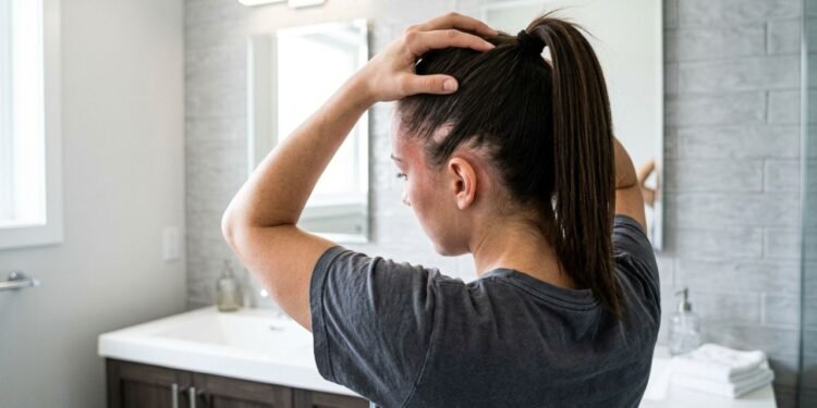 O estresse mecânico repetitivo gera uma inflamação silenciosa ao redor dos folículos pilosos, conhecida na dermatologia como alopecia de tração