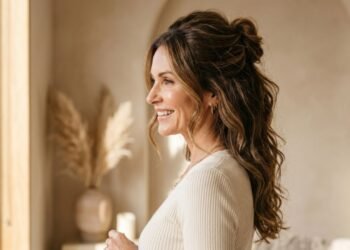 O cabelereiro Moncho Moreno afirma: “O penteado meio preso é um visual feminino, fresco e muito versátil, adequado tanto para o dia a dia quanto para ocasiões especiais.”