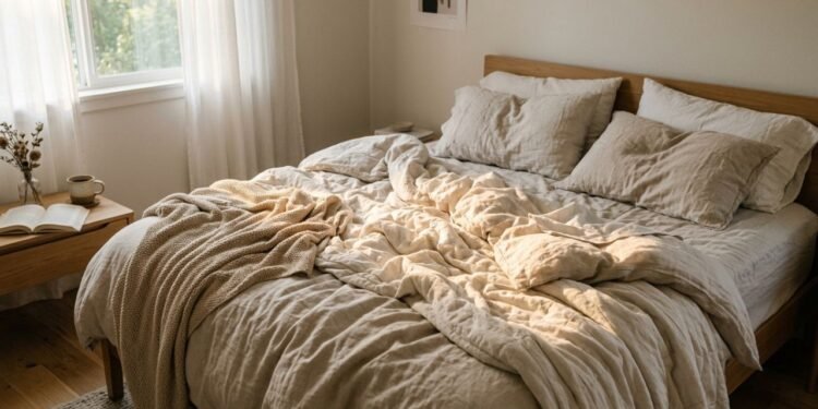cama desarrumada