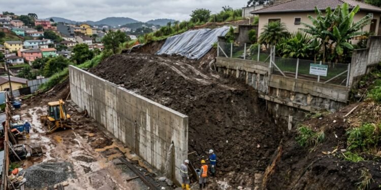 O sonho de construir a residência própria levou Ricardo a adquirir um terreno em aclive no interior paulista